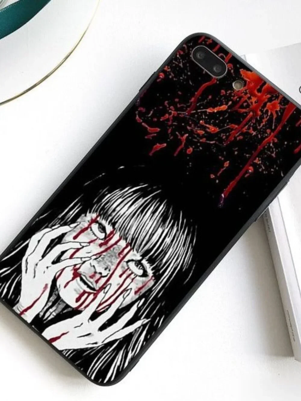 Lot of 7 iPhone XR Phone Cases Hard Rubber Alien Ghosts Dino Goth Lion Horror
